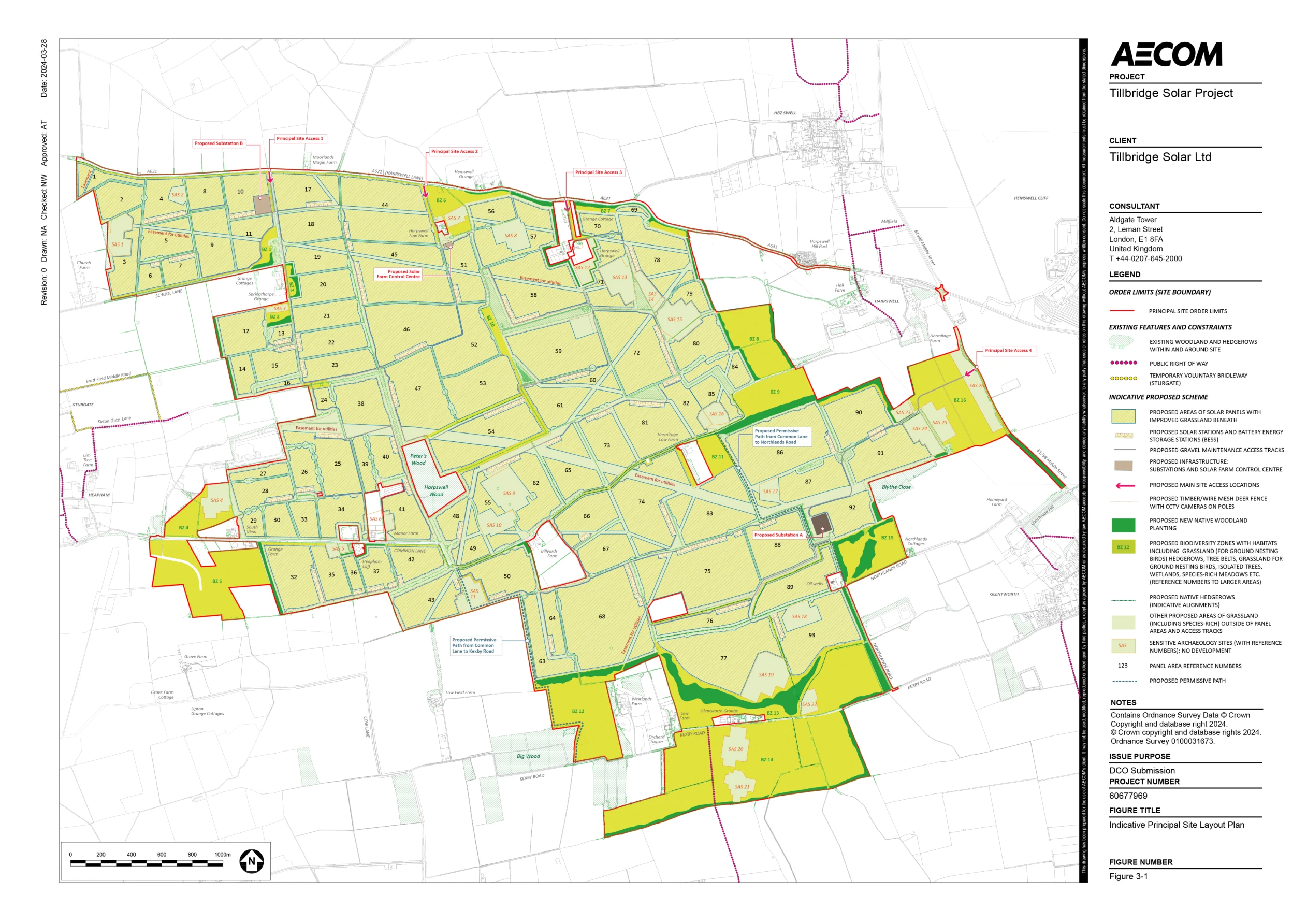 Tillbridge Solar Project site plan